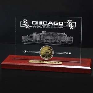  Chicago White Sox U.S. Cellular Field 24KT Gold Etched 