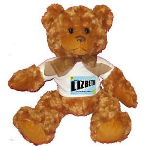  FROM THE LOINS OF MY MOTHER COMES LIZBETH Plush Teddy Bear 