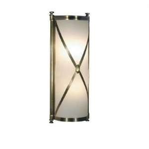  Chase Small Half Round Wall Sconce in Antique Natural 