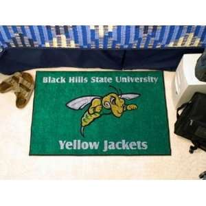 Black Hills State Yellow Jackets Starter Rug/Carpet 