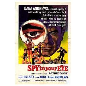  Spy In Your Eye Original Movie Poster, 27 x 41 (1966 