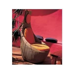 Emu Yucca Wicker Cushion Arm Patio Lounge Chair Patio 