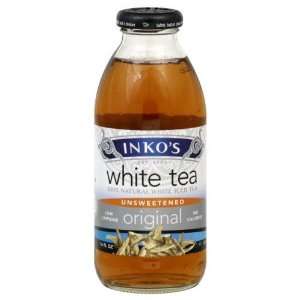 Inkos White Tea, Tea Rtd Wht Unswt Orig, 16 FO (Pack of 12)  