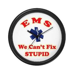  WE CANT FIX STUPID Funny Wall Clock by 