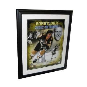  Autographed Bobby Orr 16x20 Framed Champion Collage 