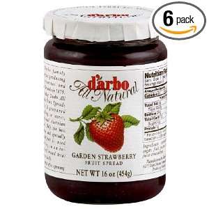 Source Atlantique (C) Fruit Spread, Grdn Strwbry, 16 Ounce (Pack of 6 