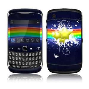 BlackBerry Curve 3G Decal Skin Sticker   Rainbow Stars 