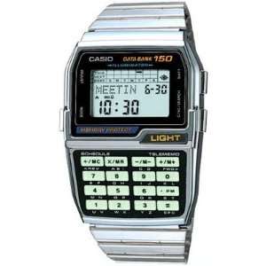   150 Luminous Keypad Metal Band Databank Watch #DBC1500B 1 Electronics