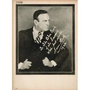  1923 Sam Wood Silent Film Director Biography Print 