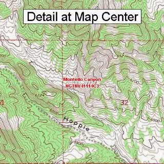   Map   Montello Canyon, Nevada (Folded/Waterproof)