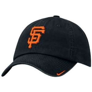  Nike San Francisco Giants Black Stadium Adjustable Hat 