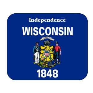  US State Flag   Independence, Wisconsin (WI) Mouse Pad 