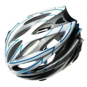  Bell Sweep White / Ice Blue Race Bike Helmet (Large 