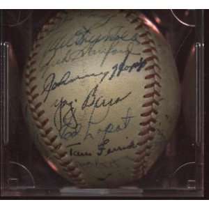  New York Yankees Team Signed BB 32 Sigs JSA LOA   Sports Memorabilia 