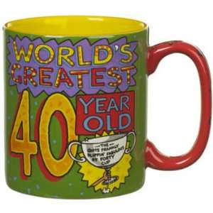   Worlds Greatest 40 Year Old Novelty Coffee/tea Mug