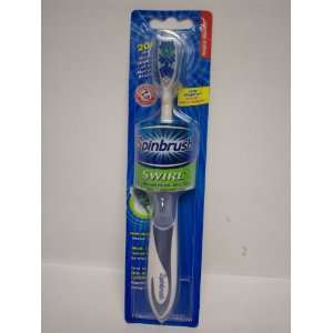 Arm & Hammer Spinbrush Swirl Powered Toothbrush with Medium Full Head