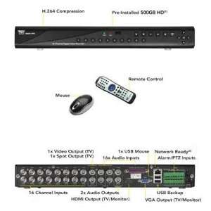  ZEUSDVR5 16 Channel H.264 DVR with HDMI