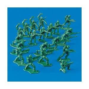  Set of 144 Plastic Green Mini 1 Soldiers Army Men