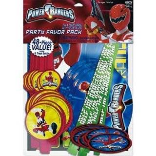 Power Rangers Party Favor Value Pack with 48 pieces