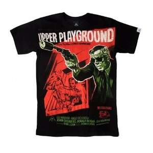 Upper Playground Clothing Noir Black T shirt 