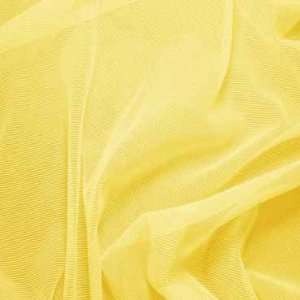  Nylon Spandex Sheer Stretch Mesh Fabric Lemon