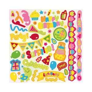    Best Creation Stickers Glitter Element Lets Party Electronics