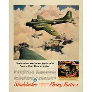 Studebaker Flying Fortress Aircraft Cyclone Engine WWII War Production 
