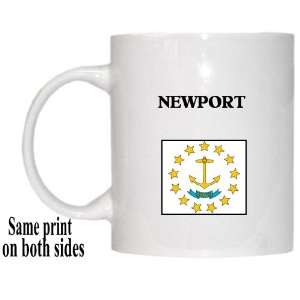    US State Flag   NEWPORT, Rhode Island (RI) Mug 