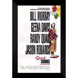  Quick Change 27x40 FRAMED Movie Poster   Style A   1990 