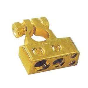   Guage/2x8 Guage Output Positive Gold Battery Terminal
