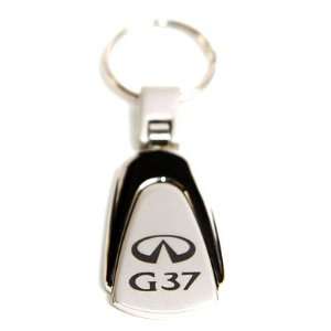 Infiniti G37 Chrome Teardrop Keychain Tear Drop Key Fob Ring Official 