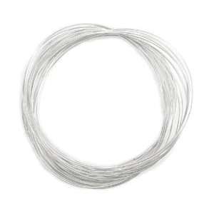 Beadalon Silver Plated Memory Wire Oval Bracelet .35 Oz/Pkg Approx 23 