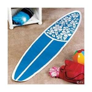  Surfboard Rug 71 x 17 Surfing Tropical Surf decor