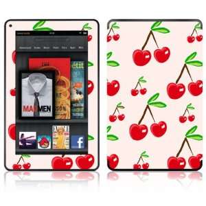   Kindle Fire Decal Skin Sticker   Juicy Cherry 