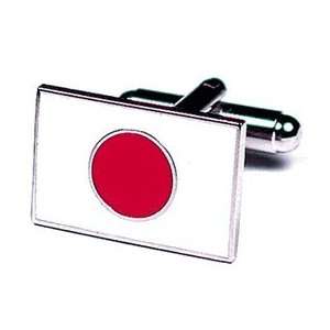 Japanese Flag Cufflinks