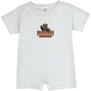    Kutztown Golden Bears White Logo Baby Romper