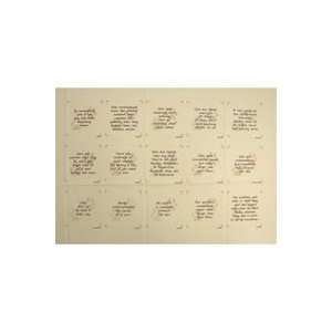  Printed Fabric Panel Mini Kittycat Quotes