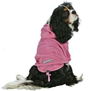  Fashion Pet Thermal Dog Hoodie   Xx small   Pink Pet 