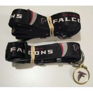  Atlanta Falcons Pet Set Dog Leash Collar ID Tag SMALL 