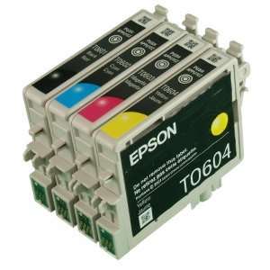  Genuine Epson 60 T060 Ink Cartridge (1 Black, 1 Cyan, 1 
