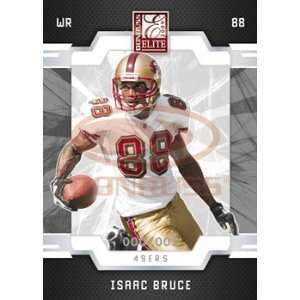  Isaac Bruce   San Francisco 49ers   2009 Donruss Elite NFL 