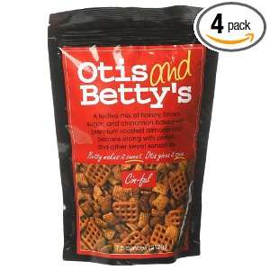 Otis and Bettys Cin Ful Fetstive Mix, 7.5 Ounce Pouch (Pack of 4 