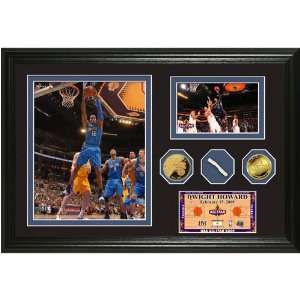  Dwight Howard 2009 All Star Game Used Net & 24KT Gold Coin 