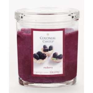    Pack of 4 Oval Mulberry Aromatic Candles 8oz