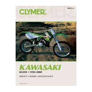    CLYMER REPAIR/SERVICE MANUAL KAWASAKI KX250 92 00 Automotive
