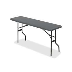  Folding Table 18x72 Charcoal   ICE65367