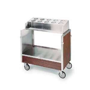  Tray & Silver Cart, One Stack With Pan Type Silver 
