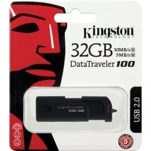 Kingston DataTraveler 100 G2 DT100G2/32GBZ 32 GB USB 2.0 Flash Drive 
