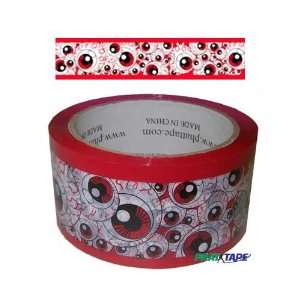   Tape Eye Balls Red White and Black 2x55 Yard Roll of Athletic Tape