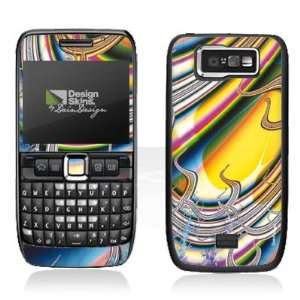  Design Skins for Nokia E63   Rainbow Waves Design Folie 